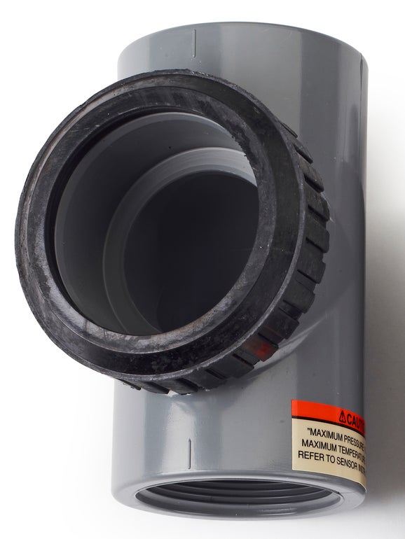 2" CPVC Union Tee, for 3700 Series Conductivity Sensors