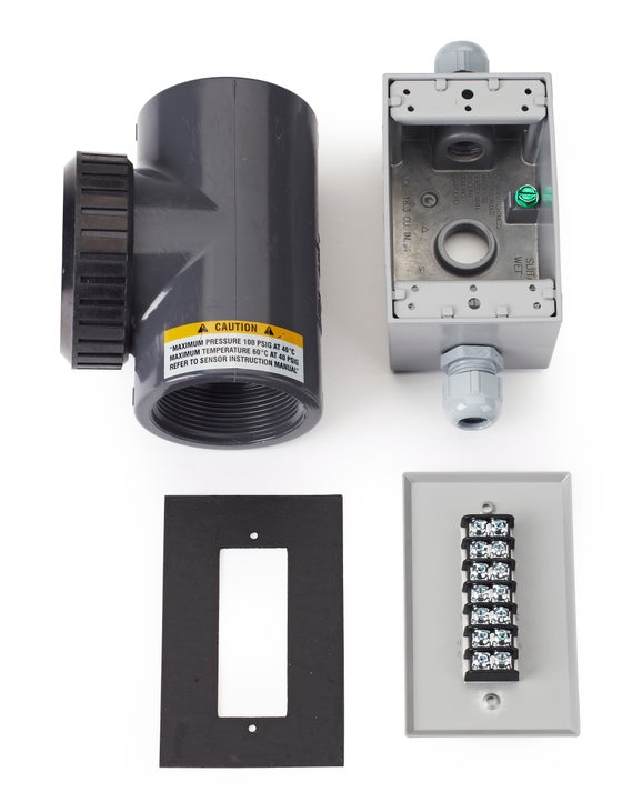 2" PVC Union Mounting Tee, For 1.5 inch pH/ORP sensors