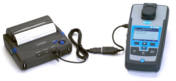 2100Q IS Portable Turbidimeter (LED), 0-1000 FNU, with USB and Power Module