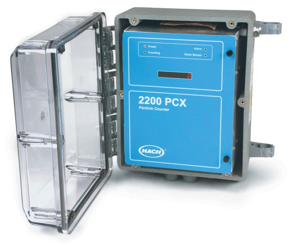 2200 PCX Particle Counter with RS485 I/O and Water Weir, 115 VAC