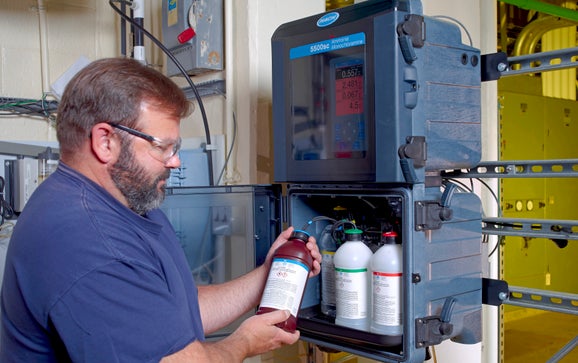 5500sc Ammonia Monochloramine Analyser, 1 Channel