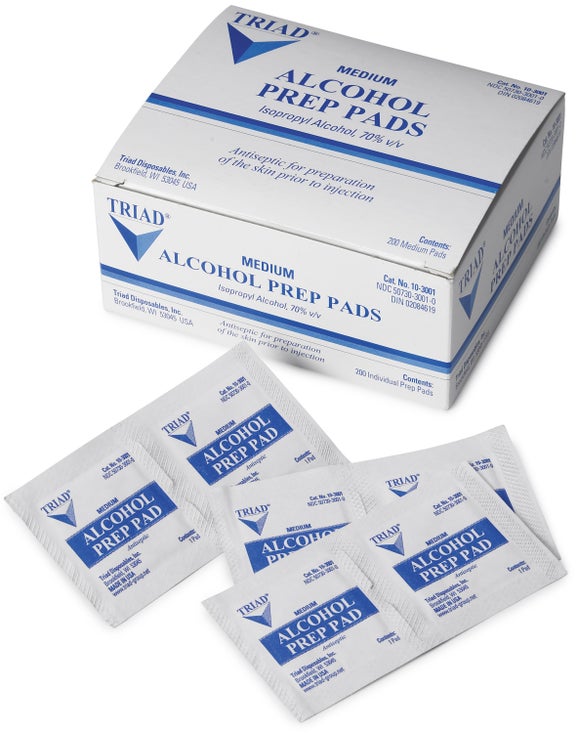 Alcohol Prep Pads, 200/pk