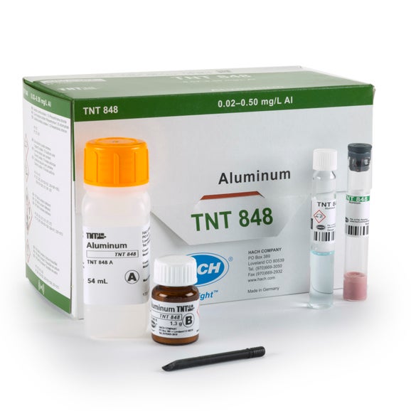 Aluminum TNTplus Vial Test (0.02-0.50 mg/L Al), 24 Tests