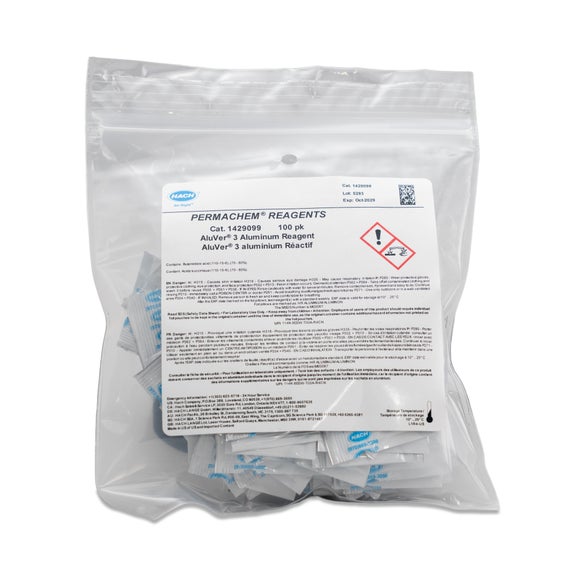 AluVer 3 Aluminum Reagent Powder Pillows, pk/100