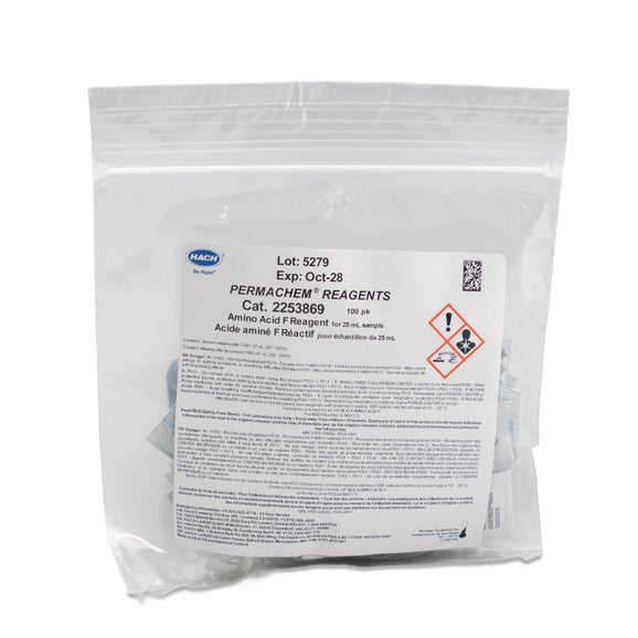 Amino Acid F Reagent Powder Pillows, 25 mL, pk/100