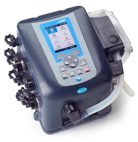 New Hach AS950 controller with intuitive color display