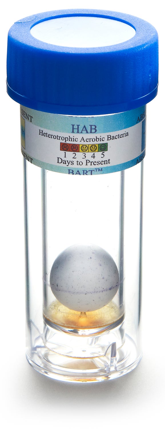 BART Test for Heterotropic Aerobic Bacteria, pk/27