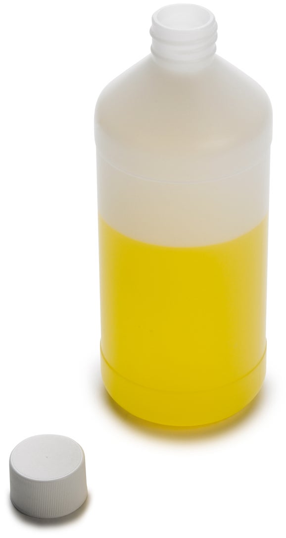 Bottle, Storage, Polyethylene, Round, Low-Density, 437mL, 6/PK
