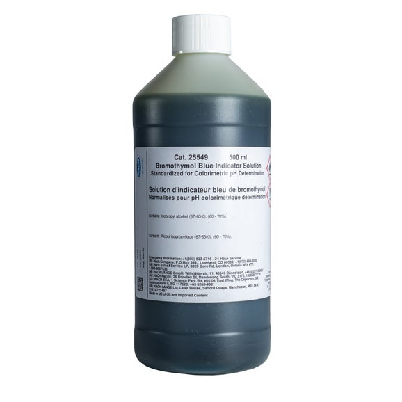 Bromthymol Blue Indicator Solution, 500 mL