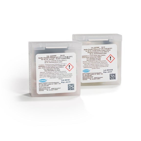 Buffer Powder Pillows, pH 4.01 & pH 7.00, pk/2x15