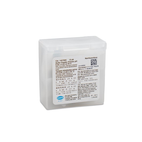 Buffer Powder Pillows, pH 8.00, pk/15