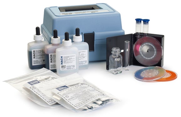 Chlorine, Hardness, Iron, and pH Test Kit, Model CN-39WR