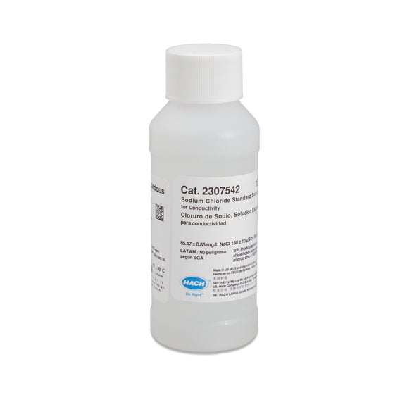 Conductivity Standard Solution, 180 µS/cm, NaCl, 100 mL