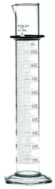 Cylinder, Graduated, Double Metric, 100 mL