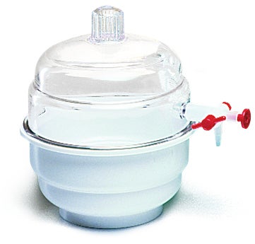 Desiccator, Vacuum, 171 mm (6.7") diameter