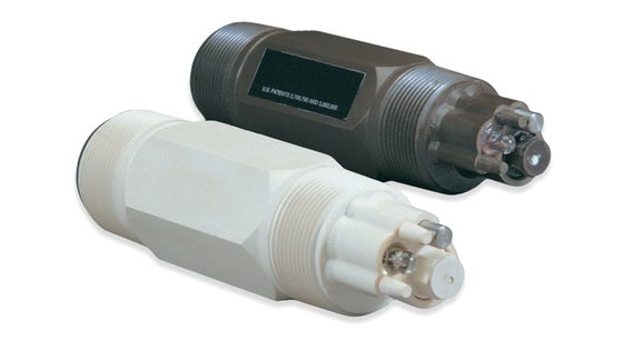 pH Sensor, LCP Body, 5 Wire, Convertible, Flush Electrode