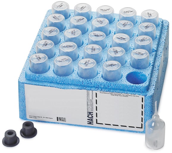 Dissolved Oxygen Reagent Accuvac Ampules, 0.3-15.0 mg/L O₂