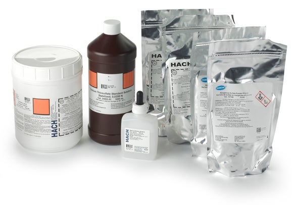 Dissolved Oxygen Reagent Set, Buret, 300 mL sample