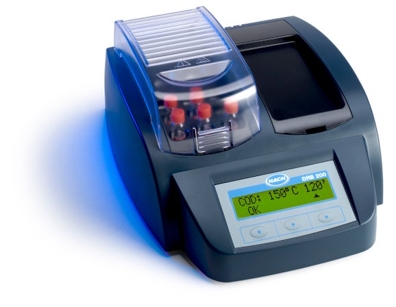 DRB200 Digital Reactor Block: 9 x 16 mm vial wells, 2 x 20 mm vial wells, 230 VAC