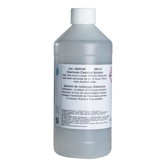 Electrode Cleaning Solution for Regular Maintenance, 500 mL