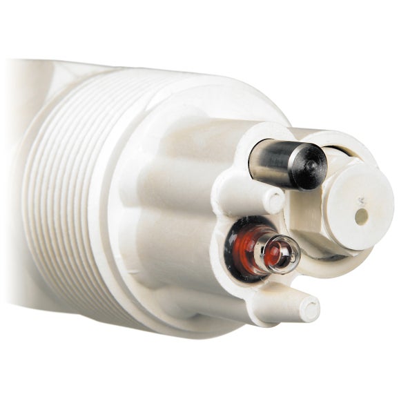 Encapsulated LCP (Liquid Crystal Polymer) Differential pH Sensor, Internal Preamplifier, Glass Electrode, 5-Wire, 25 ft Cable