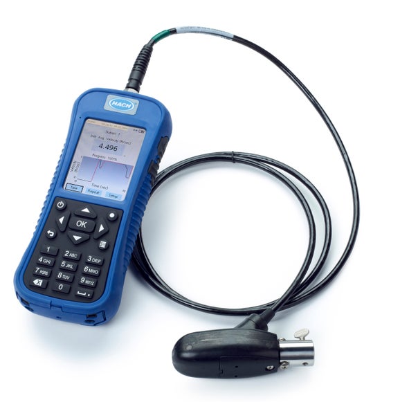 FH950 Portable Flow Meter (Velocity & Depth) System with 20' Cable
