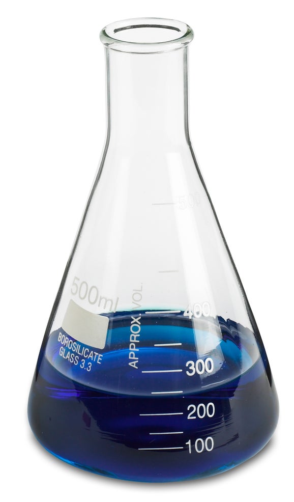 Flask, Erlenmeyer, Glass 500 mL