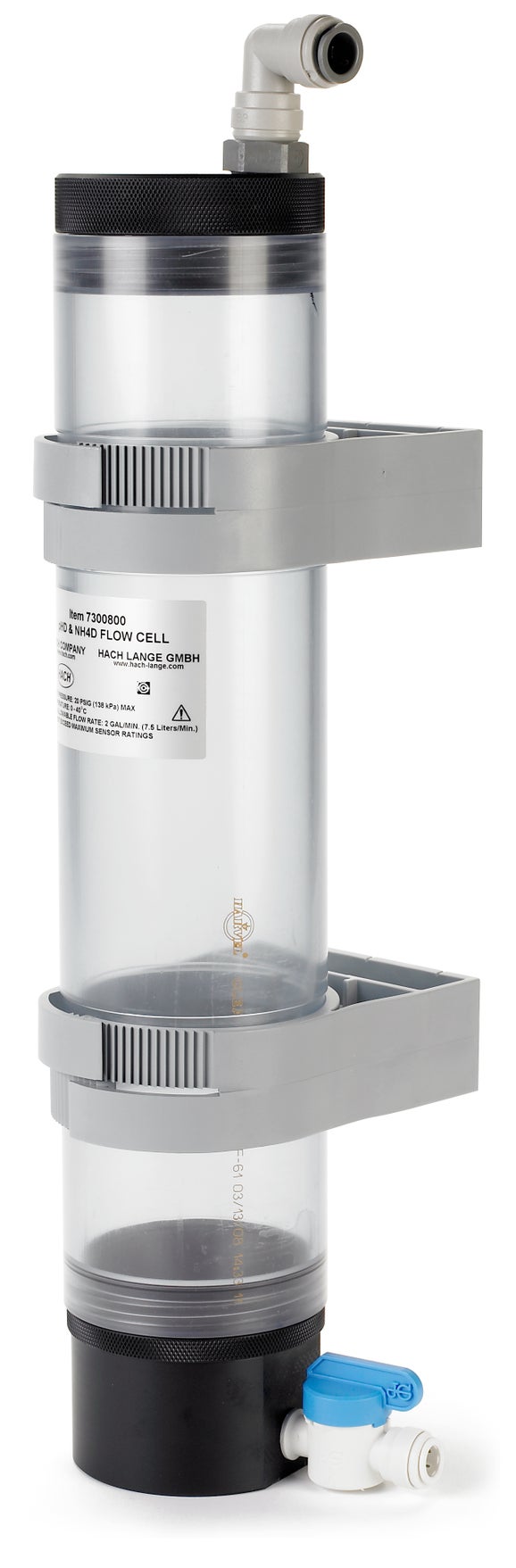 Flow cell for 1” NPT sensor