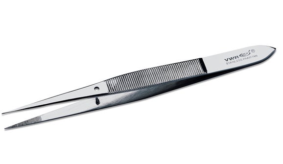 Forceps, Nickel-Plated Steel, Pointed Tip