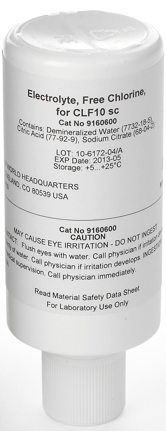 Free Chlorine Electrolyte for CLF10sc