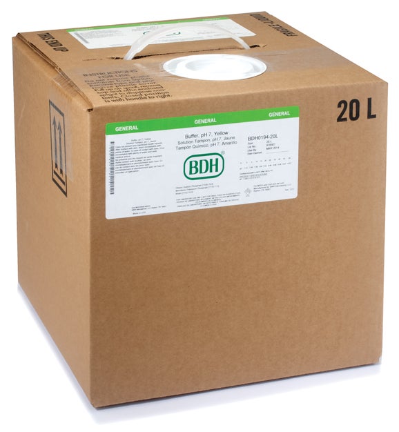 GLI pH 4 Buffer in 20-L Collapsible Container