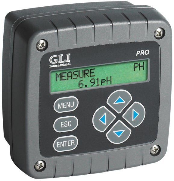 GLI PRO Series pH/ORP Transmitter with Stainless Steel Tagging