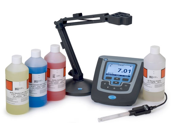 HQ411d Benchtop Meter Package with PHC201 Gel pH Probe