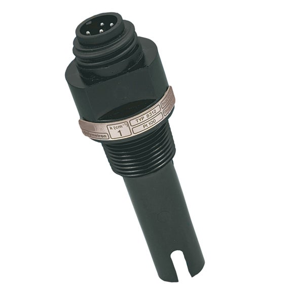 Polymetron 8312 2-EL conductivity sensor, k=1.0 cm⁻¹, ¾" NPT, replacement for 3412