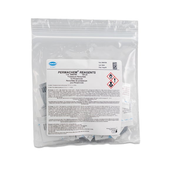 Potassium Persulfate Powder Pillows, pk/100
