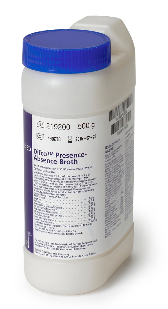 Presence-Absence (P-A) Broth, Dehydrated 500 g
