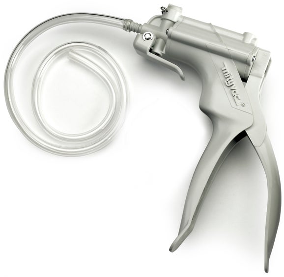 Pump, Vacuum, Hand-Operated with Vacuum Gauge