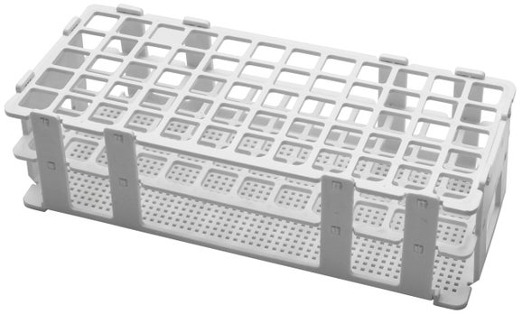 Rack, Test Tube, Polyethylene, 13 mm (O.D.), 90 Holes