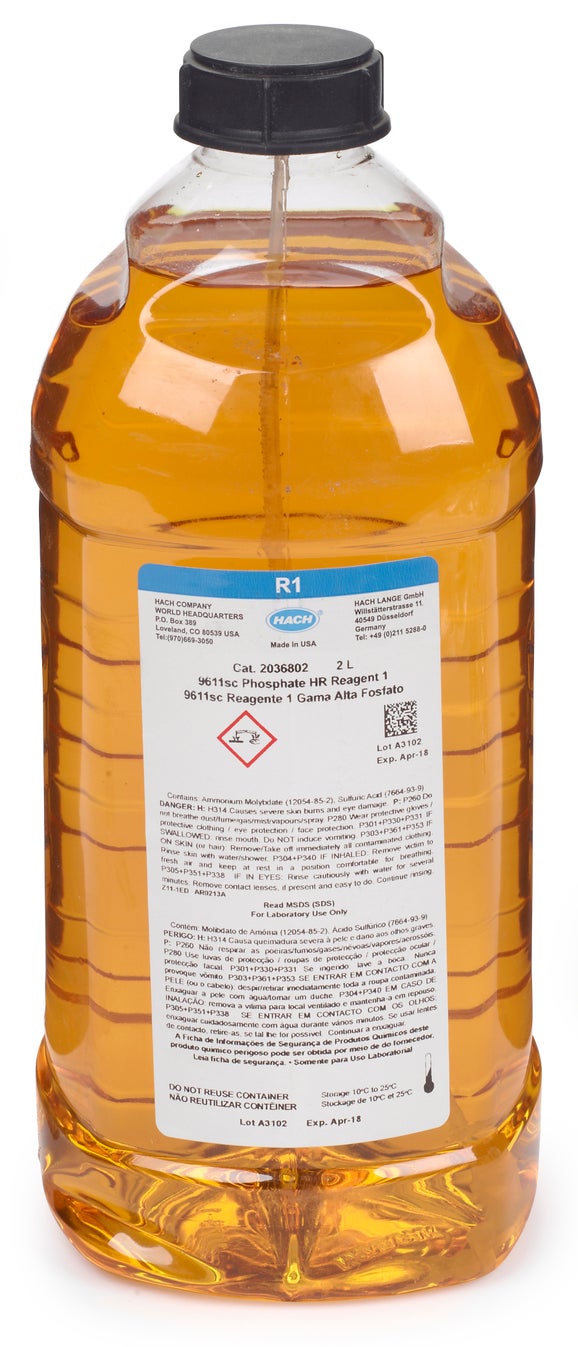 Reagent 1, Polymetron 9611sc Phosphate High Range