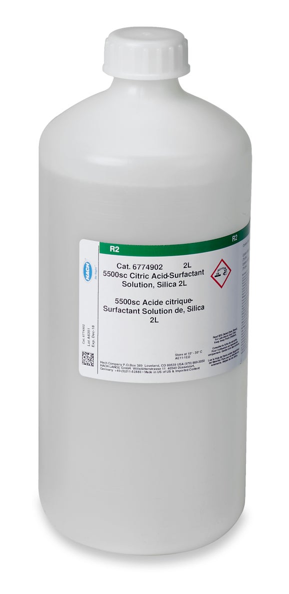 Reagent 2 Silica, 2 L, for 5500sc Silica Analyser