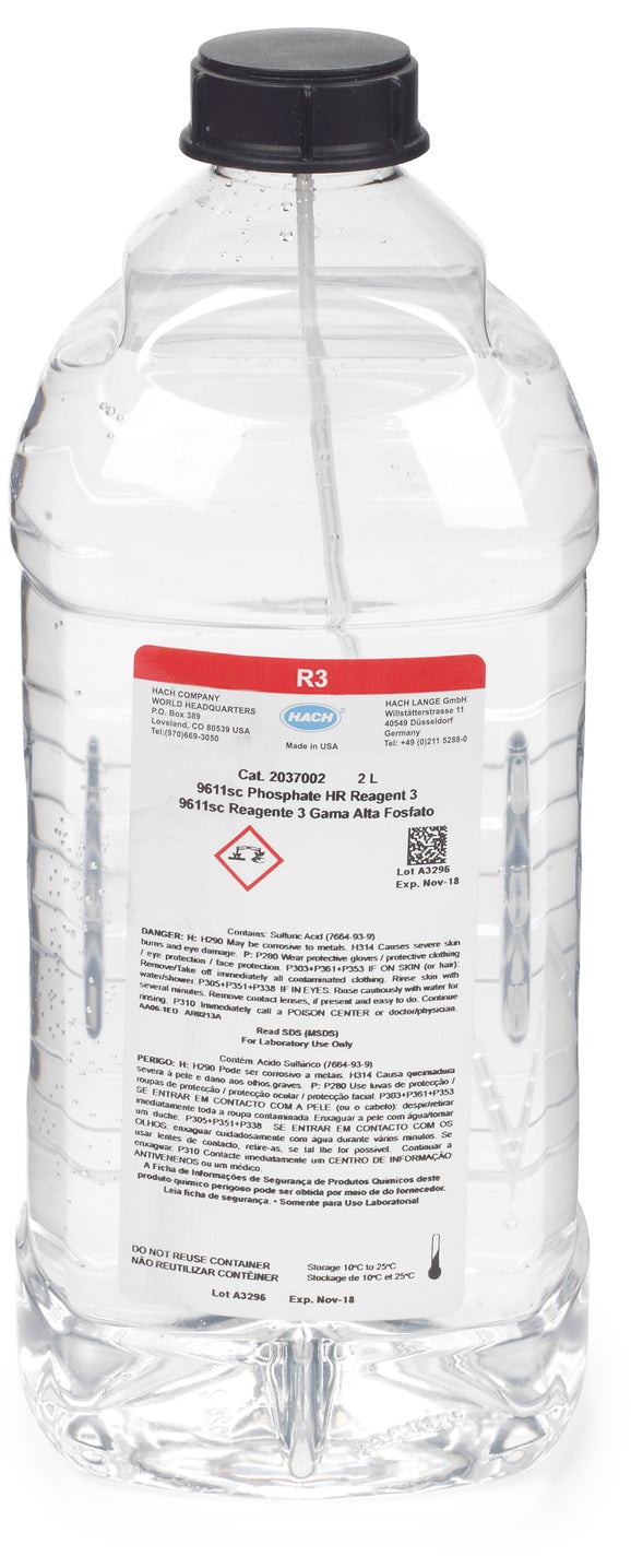 Reagent 3, Polymetron 9611sc Phosphate High range