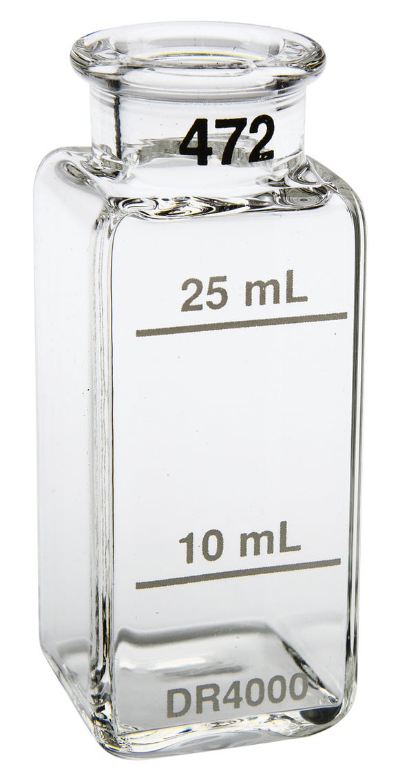 Sampe Cell Set for DR4000, 1-inch square glass, matched, set of 4
