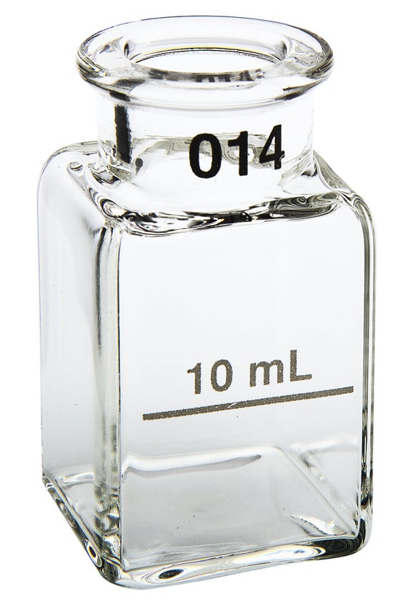 Sample Cell: 1" Square Glass 10 mL matched pair
