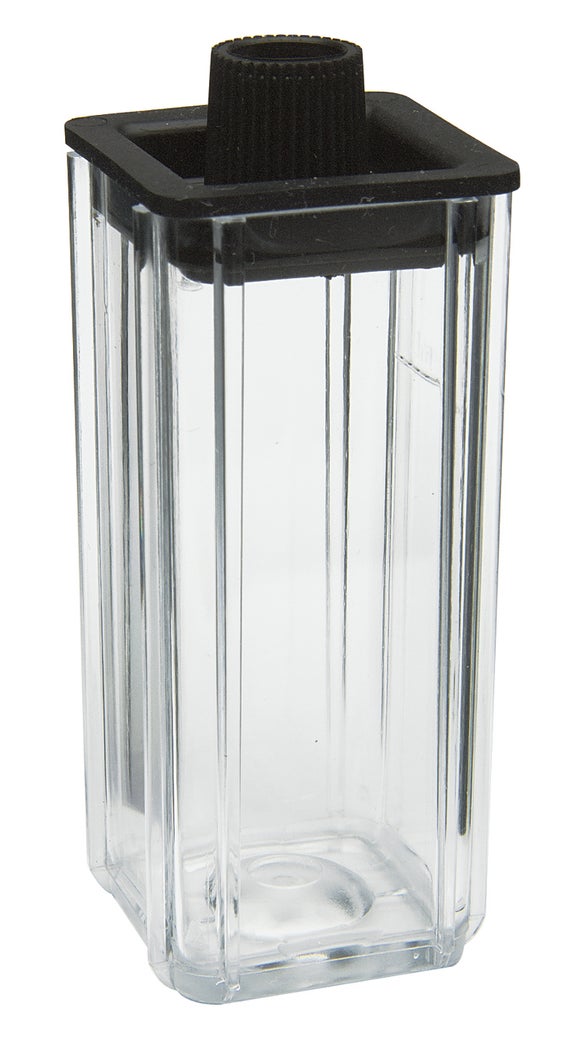 Sample Cell: 1" Square Polystyrene 25mL with Caps, pk/12