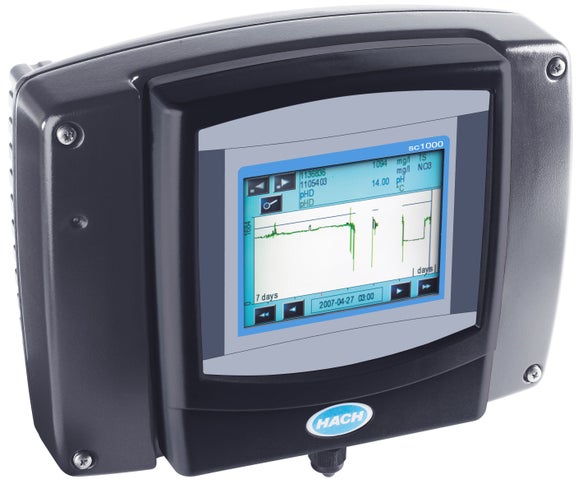 SC1000 Multi-parameter Universal Controller Display Module with Modbus TCP/IP and GSM/GPRS protocols (for use outside USA)