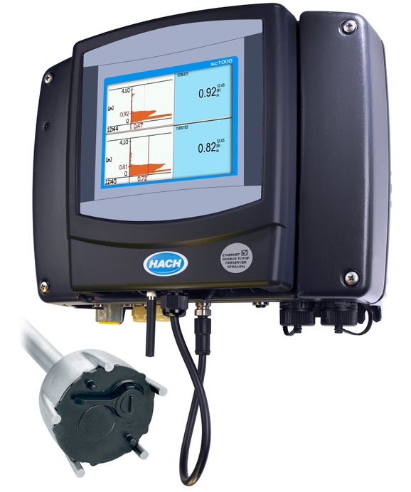 SC1000 Multi-parameter Universal Controller Display Module with Modbus TCP/IP and GSM/GPRS protocols (for use outside USA)
