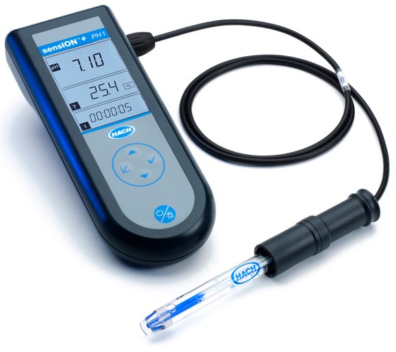 sensION+ PH1 Portable pH Meter, Field Kit with Electrode for General Puroposes