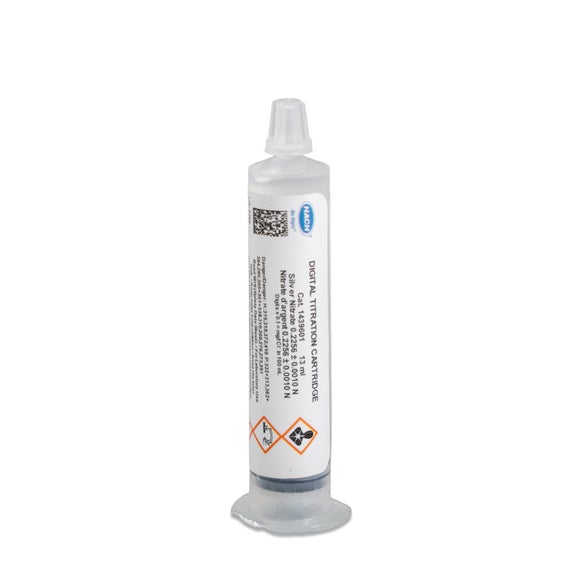 Silver Nitrate Digital Titrator Cartridge, 0.2256 N
