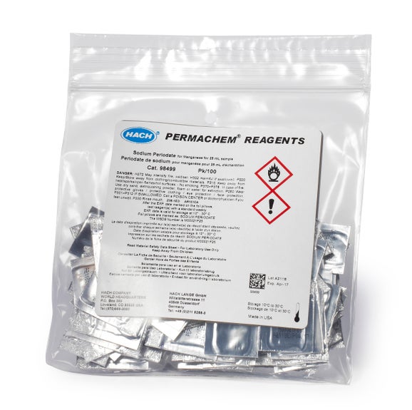 Sodium Periodate Powder Pillows for Manganese, 25 mL, pk/100