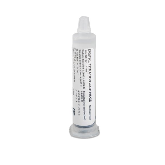 Sodium Thiosulfate Digital Titrator Cartridge, 0.200 N